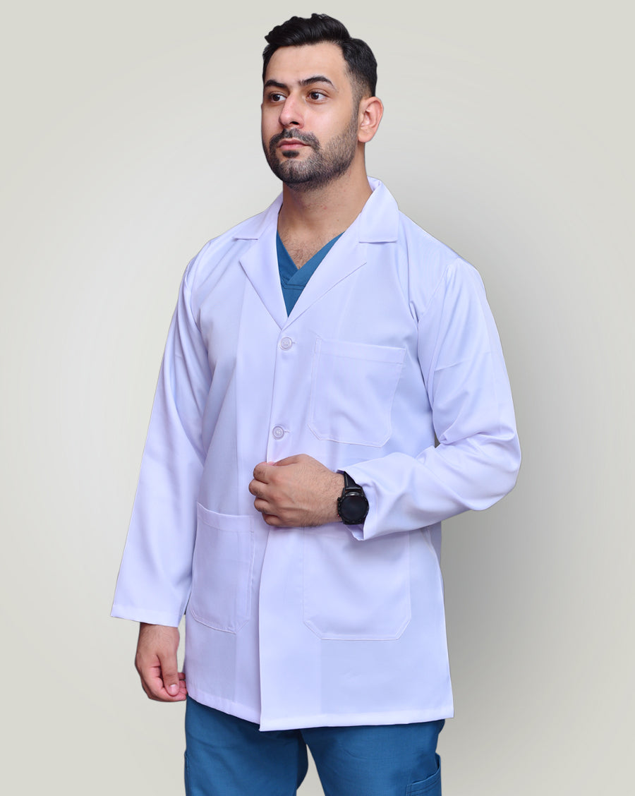 man wear the lab coat