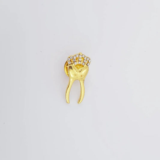Crowned Teeth Brooch