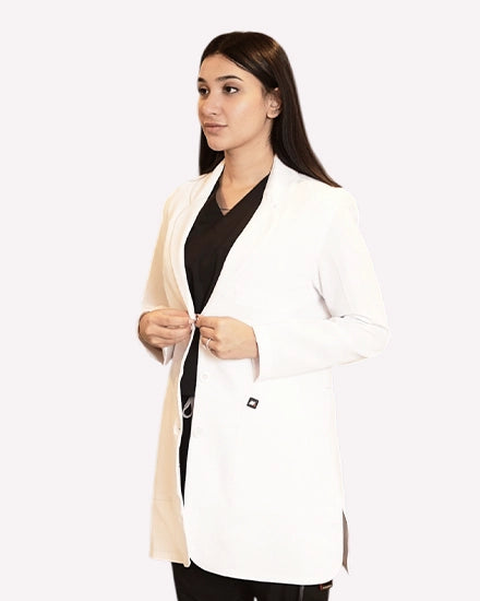 Ombre Lab coat