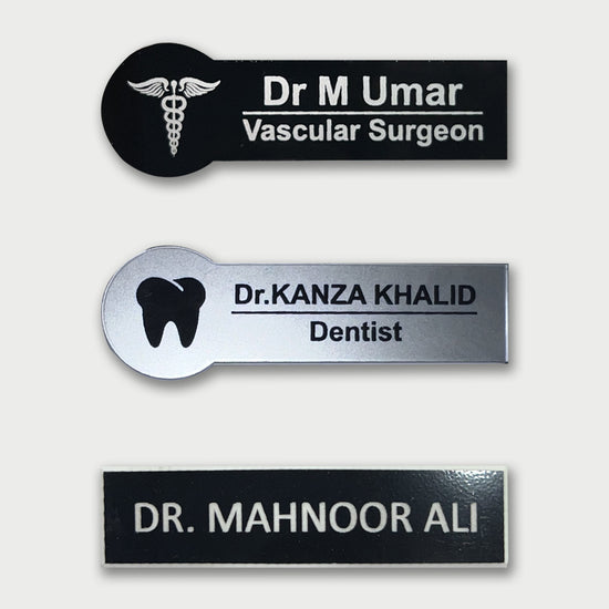 doctors names badges