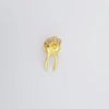 Crowned Teeth Brooch