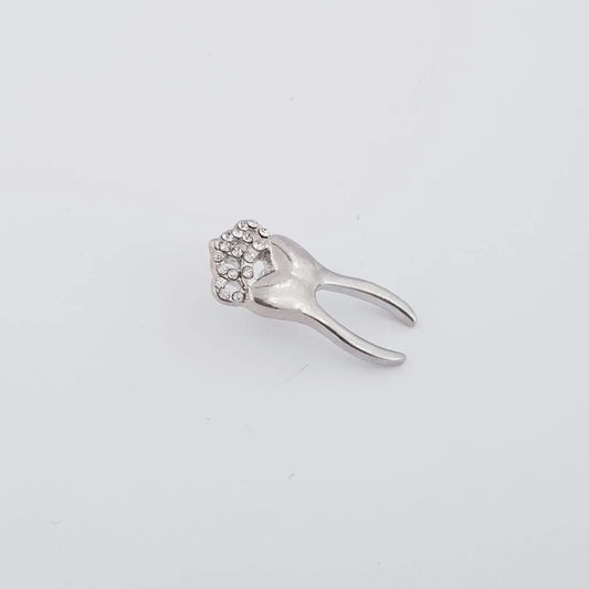Crowned Teeth Brooch