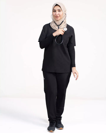 Medical Hijab Beige Image#1