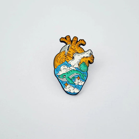 Heart Anatomy Brooch