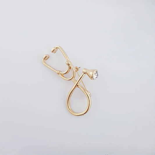 Stethoscope Brooch