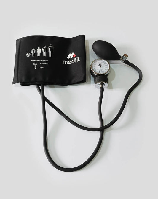 Professional aneroid blood pressure monitor with latex-free cotton cuff and durable carry bag - manual BP machine for healthcare professionals Pakistan