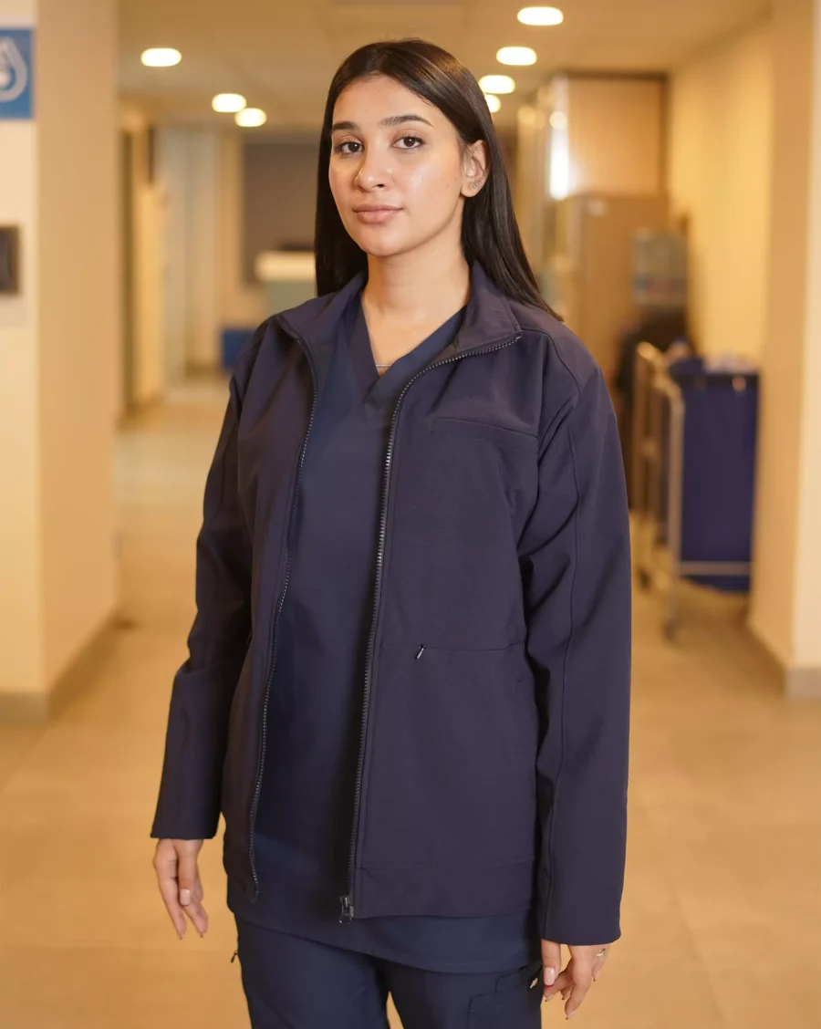 Phantom Unisex Scrub Jacket - Image 4